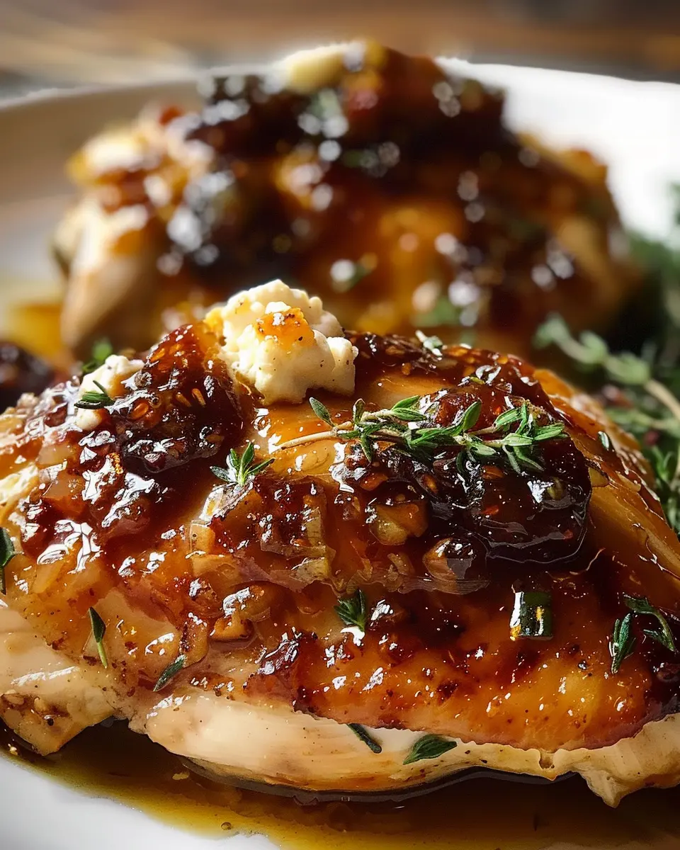 Slow Cooker Chicken Recipe: Indulgent Figs &amp; Goat Cheese Delight