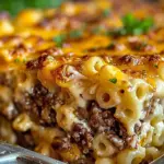 Mac and Cheese Meatloaf Casserole