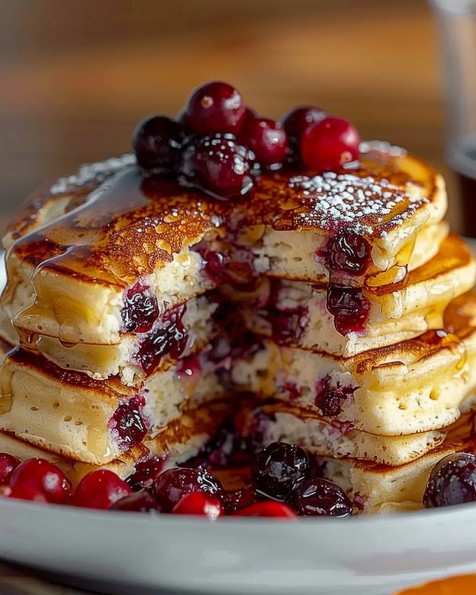 Cranberry Orange Ricotta Pancakes: The Best Breakfast Treat