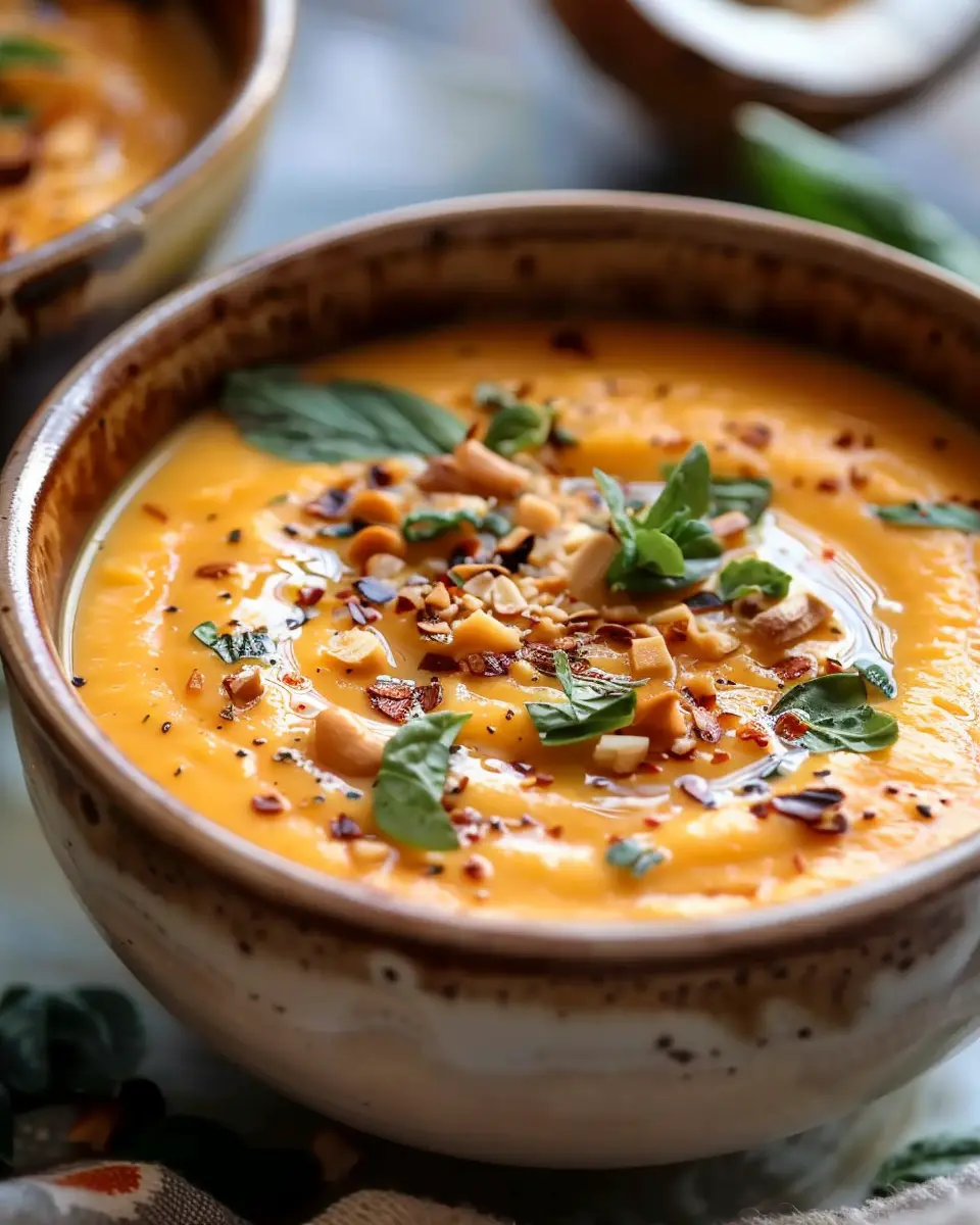 Thai Coconut Pumpkin Soup