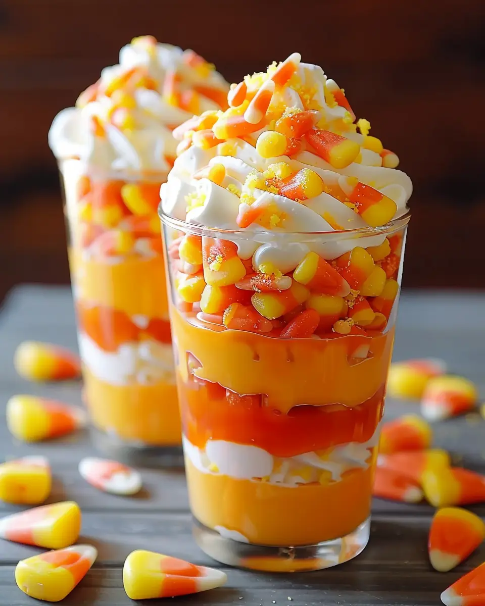 Delicious Candy Corn Parfaits for a Fun