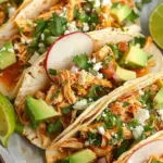 Healthy Crockpot Chicken Tacos
