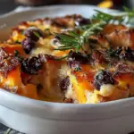 Sweet Potato & Cranberry Gratin