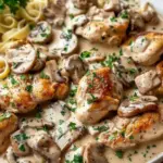 Rich Chicken Stroganoff