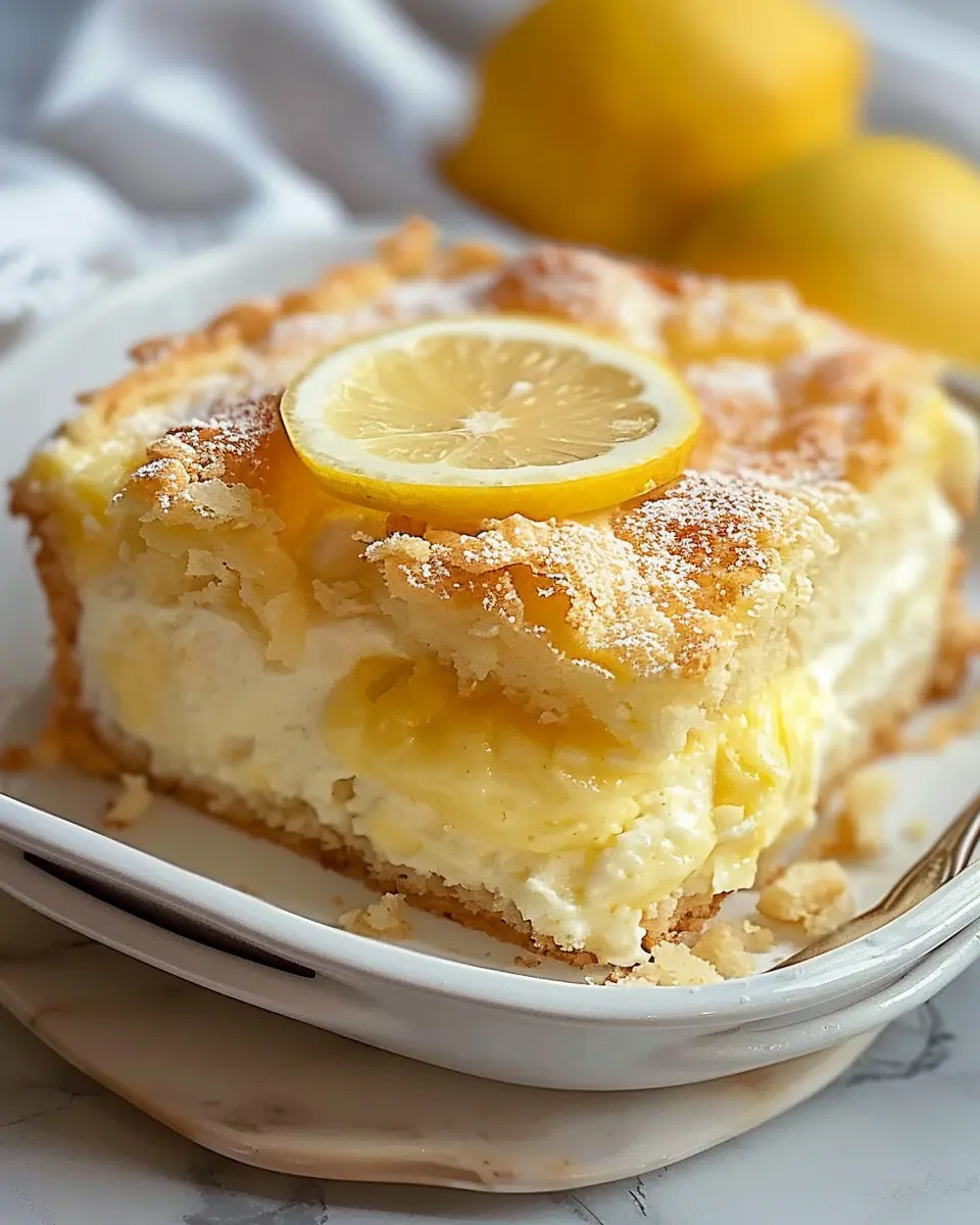 Lemon Cream Cheese Dump Cake: The Easy Indulgent Dessert You Need