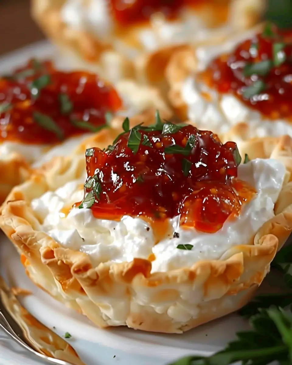Quick Pepper Jelly Cream Cheese Appetizer Dip and Bites Bliss