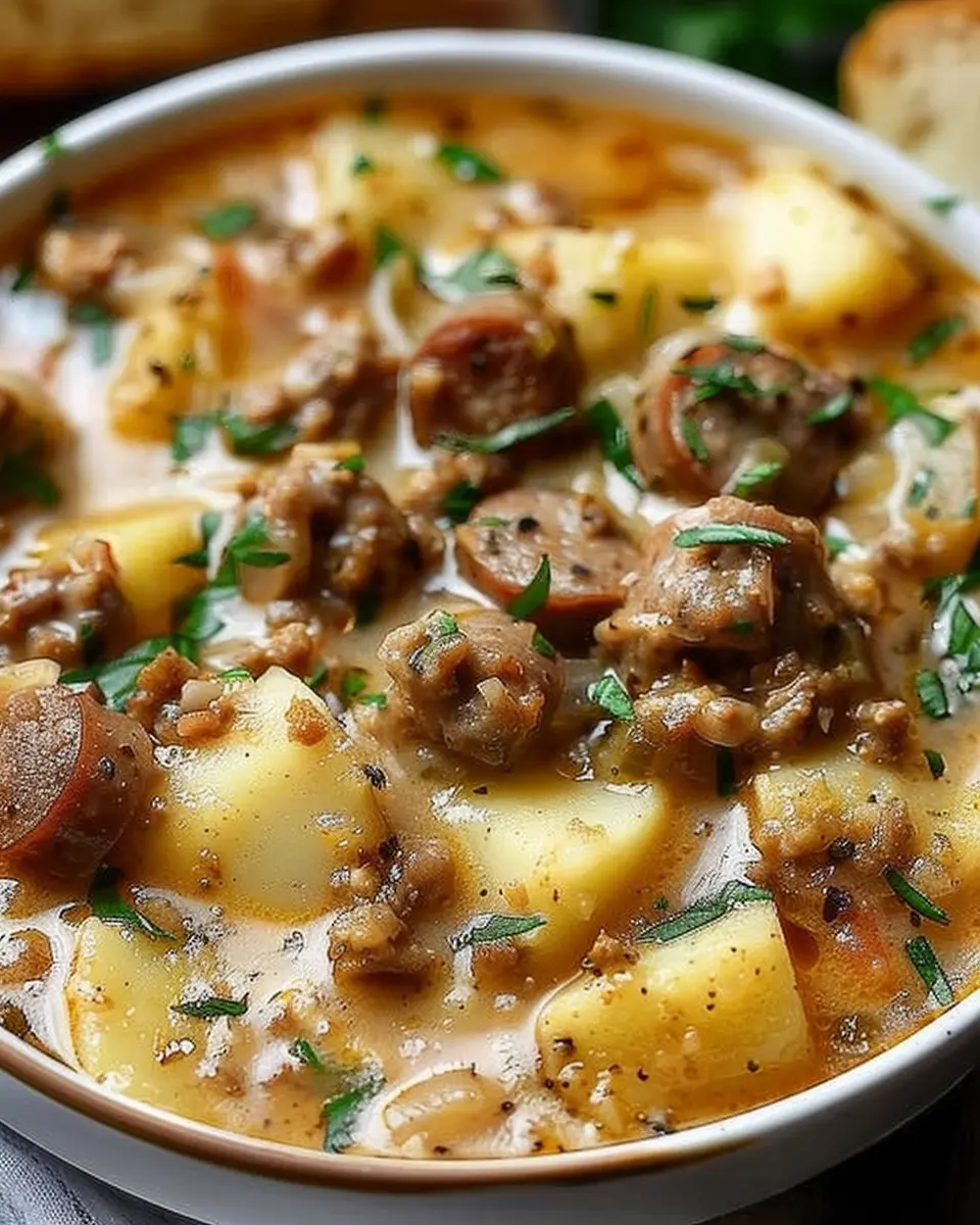 Cozy Italian Sausage and Potato Soup: A Comforting Delight for All