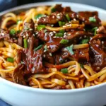 Slow Cooker Korean Beef Noodles Recipe