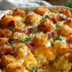 Crispy Tater Tot Breakfast Casserole