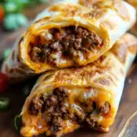 Beef and Cheese Chimichangas Recipe