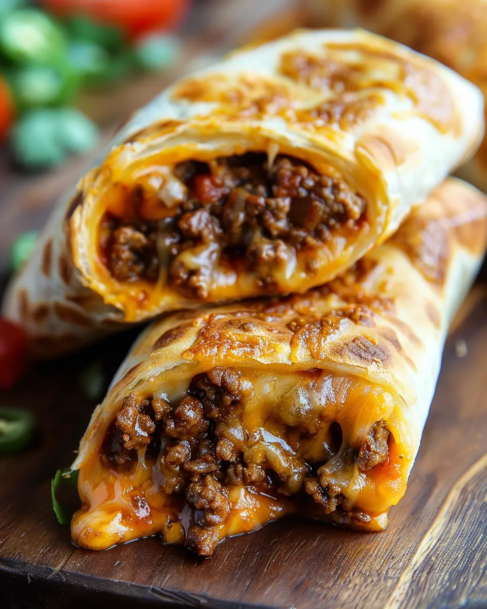 Beef and Cheese Chimichangas: Easy Homemade Delight