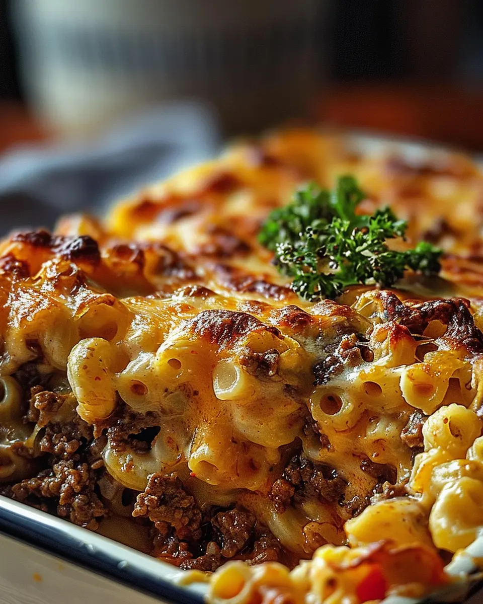 Irresistible Macaroni Beef Casserole Ready in Just 45 Minutes