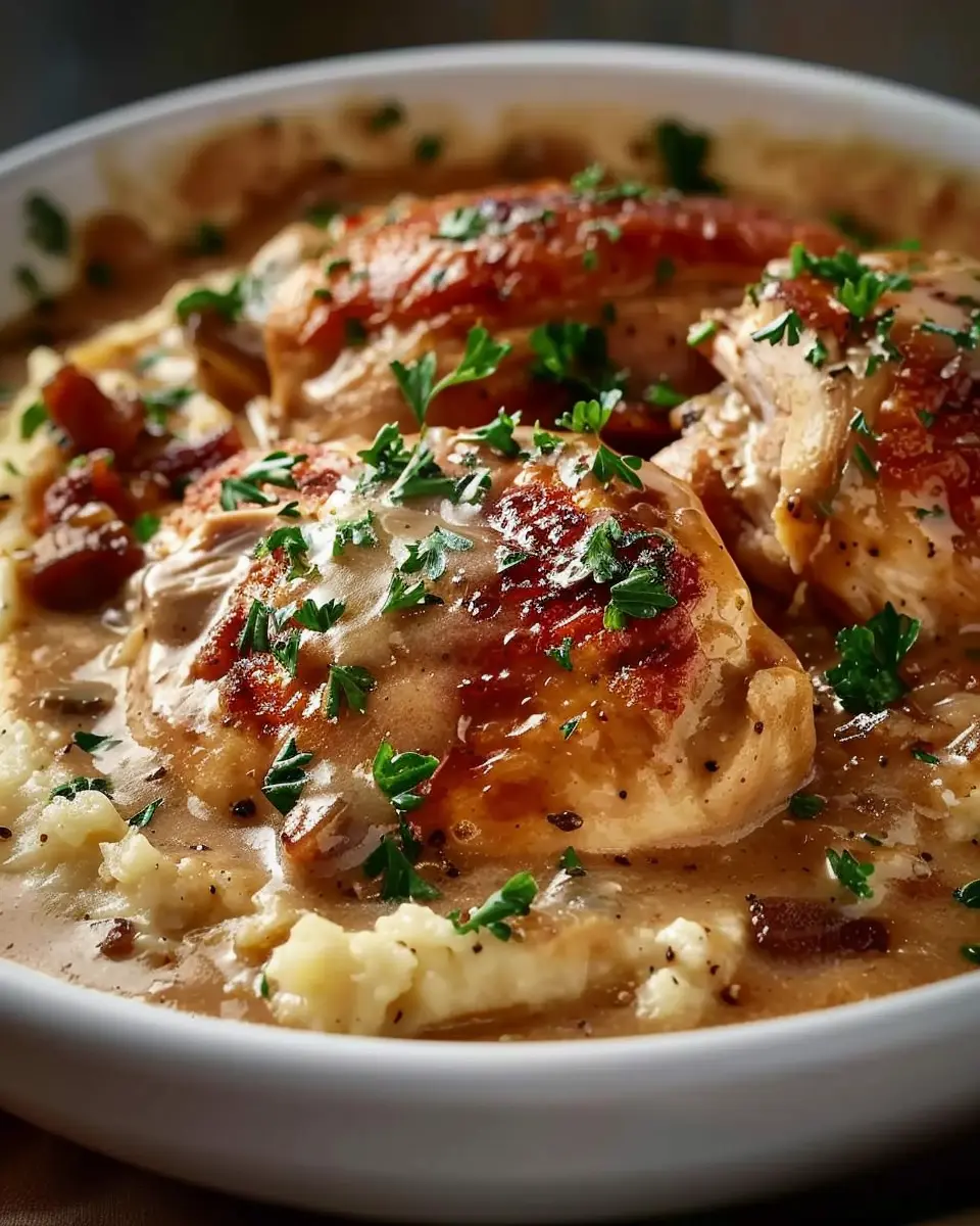 Slow Cooker Chicken and Gravy: Easy Comfort Food Delight