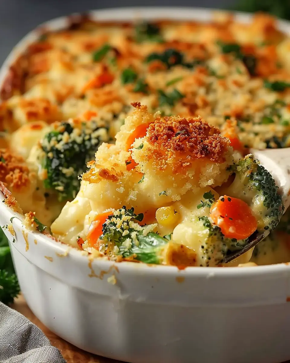 Cheesy Vegetable Casserole
