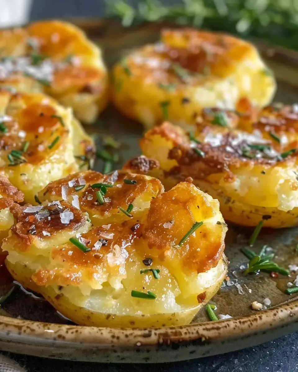 Irresistibly Crispy Smashed Potatoes Recipe to Delight You