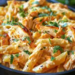 Creamy Buffalo Chicken Pasta