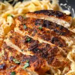 Blackened Cajun Chicken Alfredo