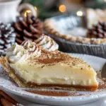 Christmas Eve Cinnamon-Vanilla Custard Pie