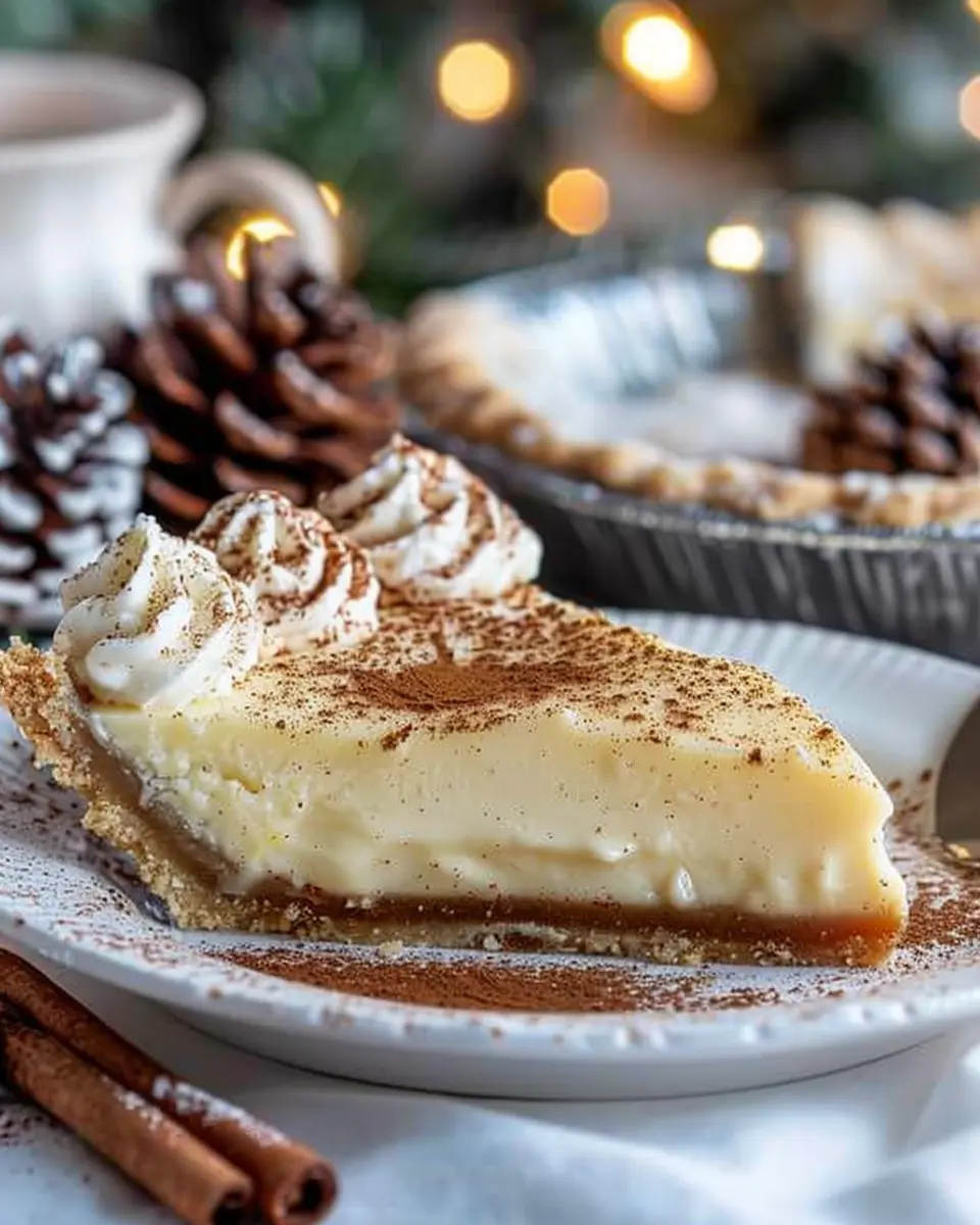 Christmas Eve dessert: Indulge in Cinnamon-Vanilla Custard Pie