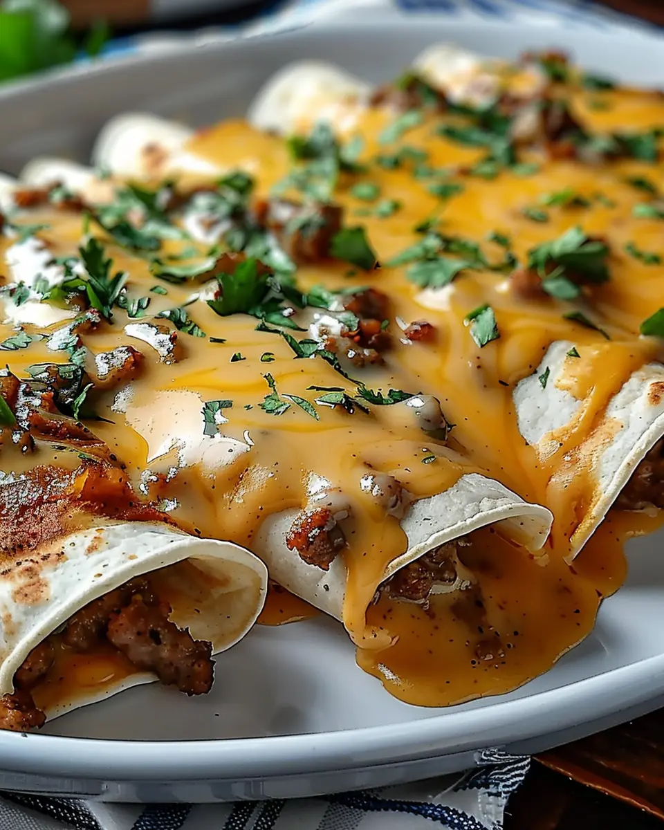 Delicious Breakfast Enchiladas with Sausage Gravy Made Easy at Home