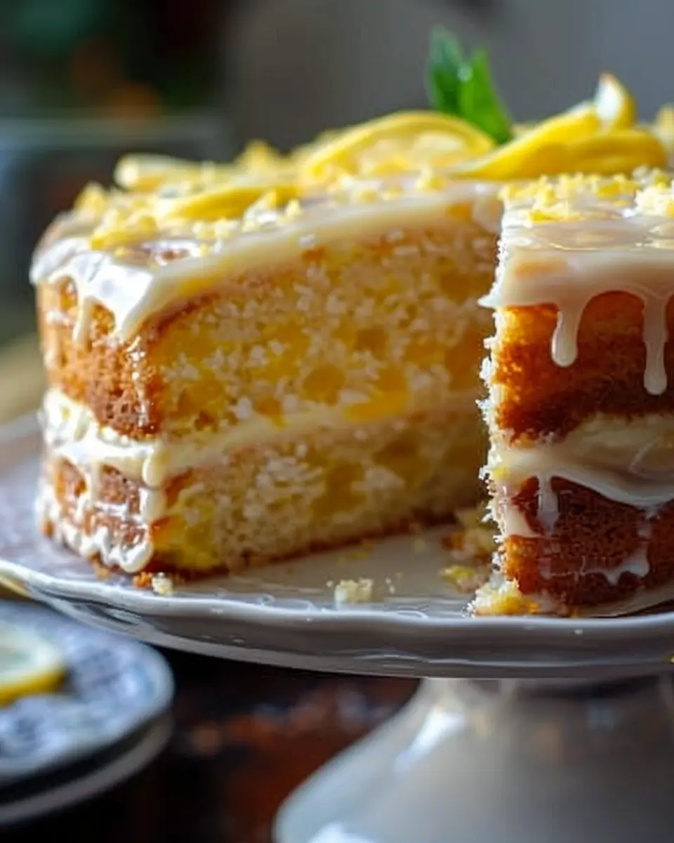A Lemon Cake to Die For: Indulge in This Easy Homemade Delight