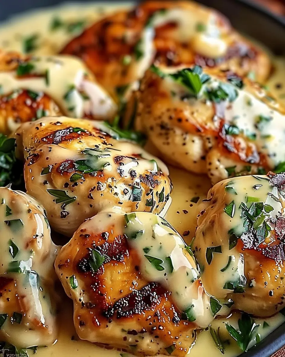 Indulgent Caesar Chicken That Melts in Your Mouth with Turkey Bacon