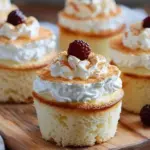 Fluffy Japanese Cotton Cheesecake Cupcakes