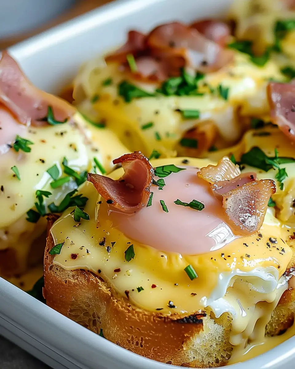 Eggs Benedict Casserole: An Easy Indulgence with Turkey Bacon