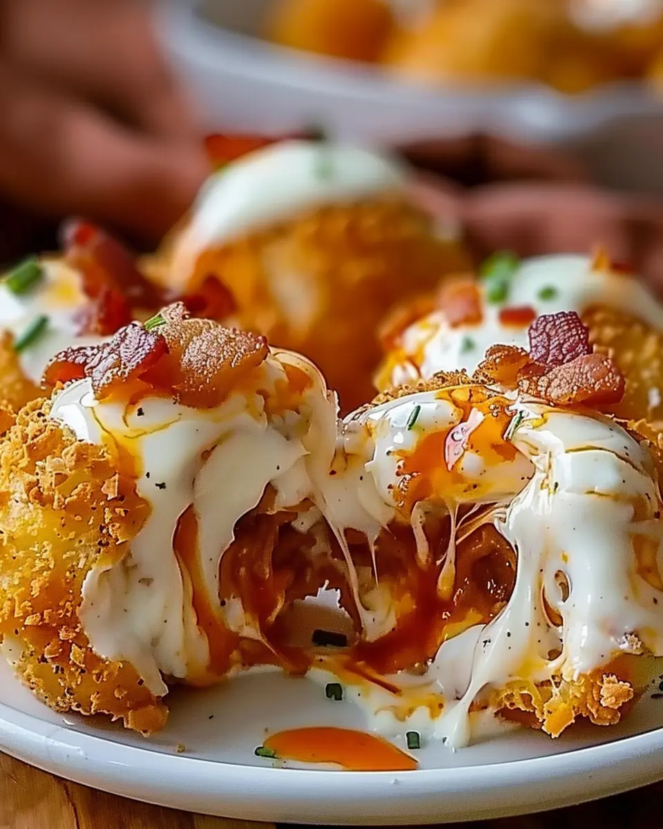 Buffalo Chicken Turkey Bacon Mozzarella Bombs for Game Day Bliss