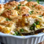 Easy Chicken Cobbler Dinner Casserole