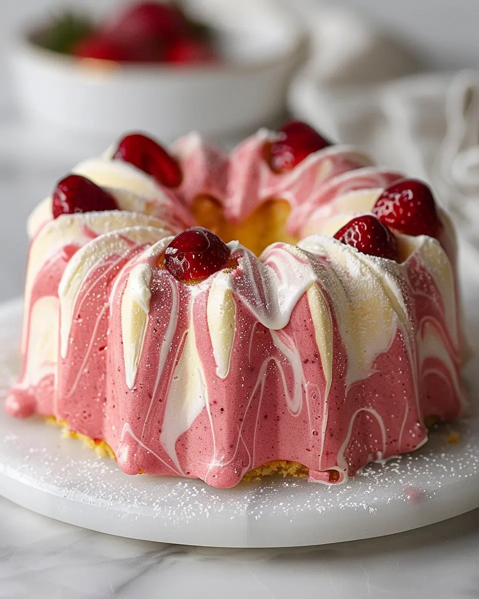 Strawberry Milkshake Pound Cake: The Best Homemade Delight