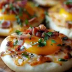 Easy English Muffin Breakfast Pizza