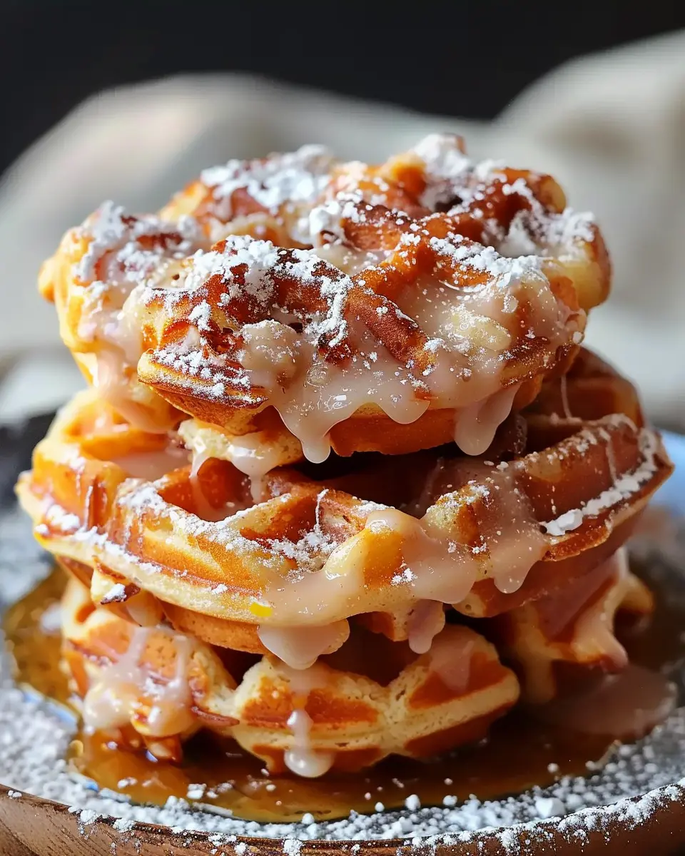 Apple Fritter Waffle Donuts: Indulgent Treat for Any Breakfast