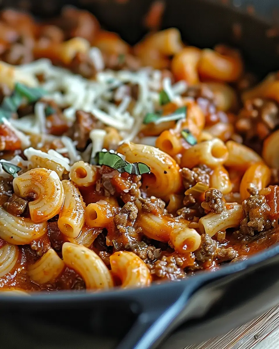 One Pot Beefaroni: Easy Comfort Food for Busy Weeknights