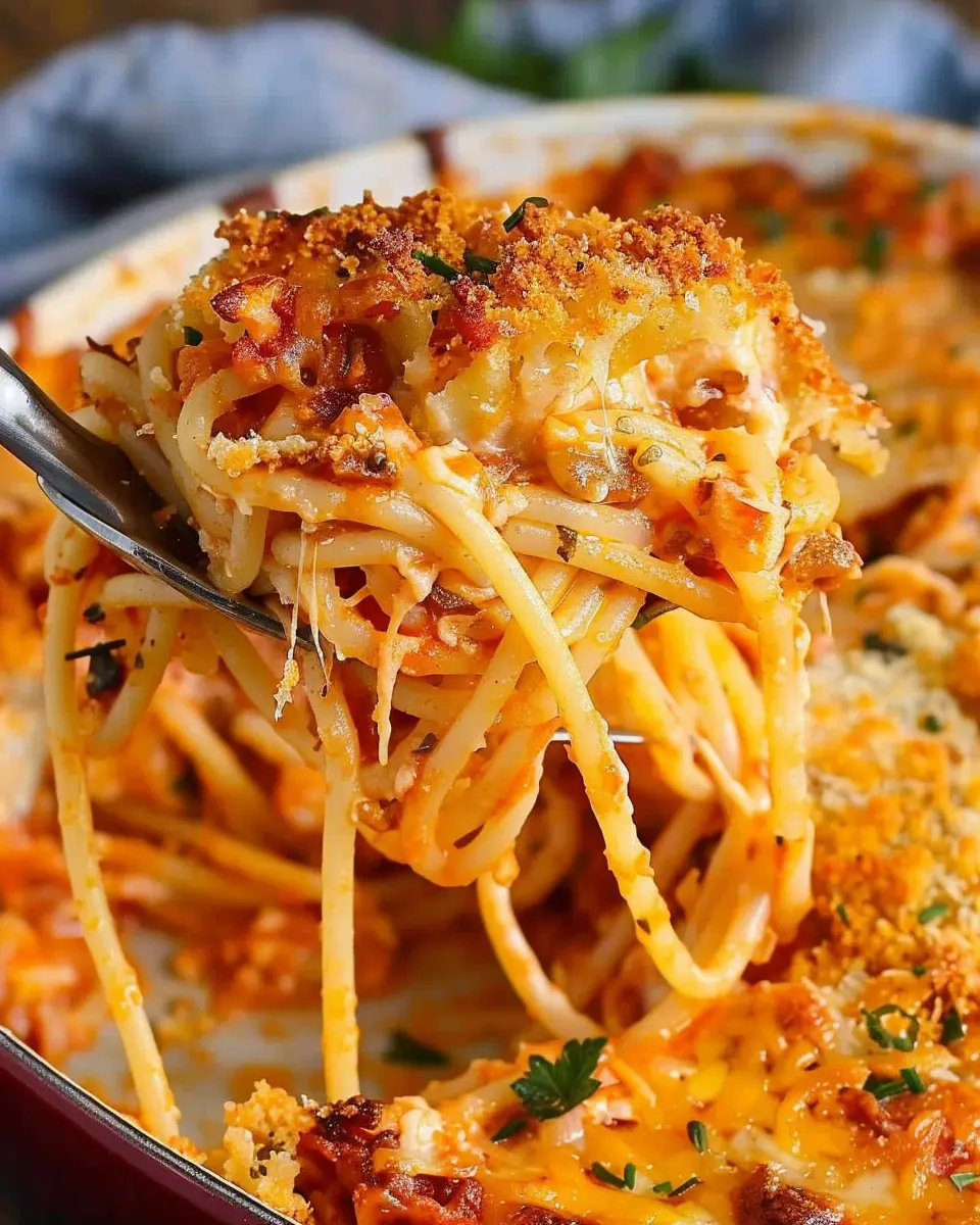 Cheddar Bay Spaghetti Casserole: Easy Comfort Food Delight