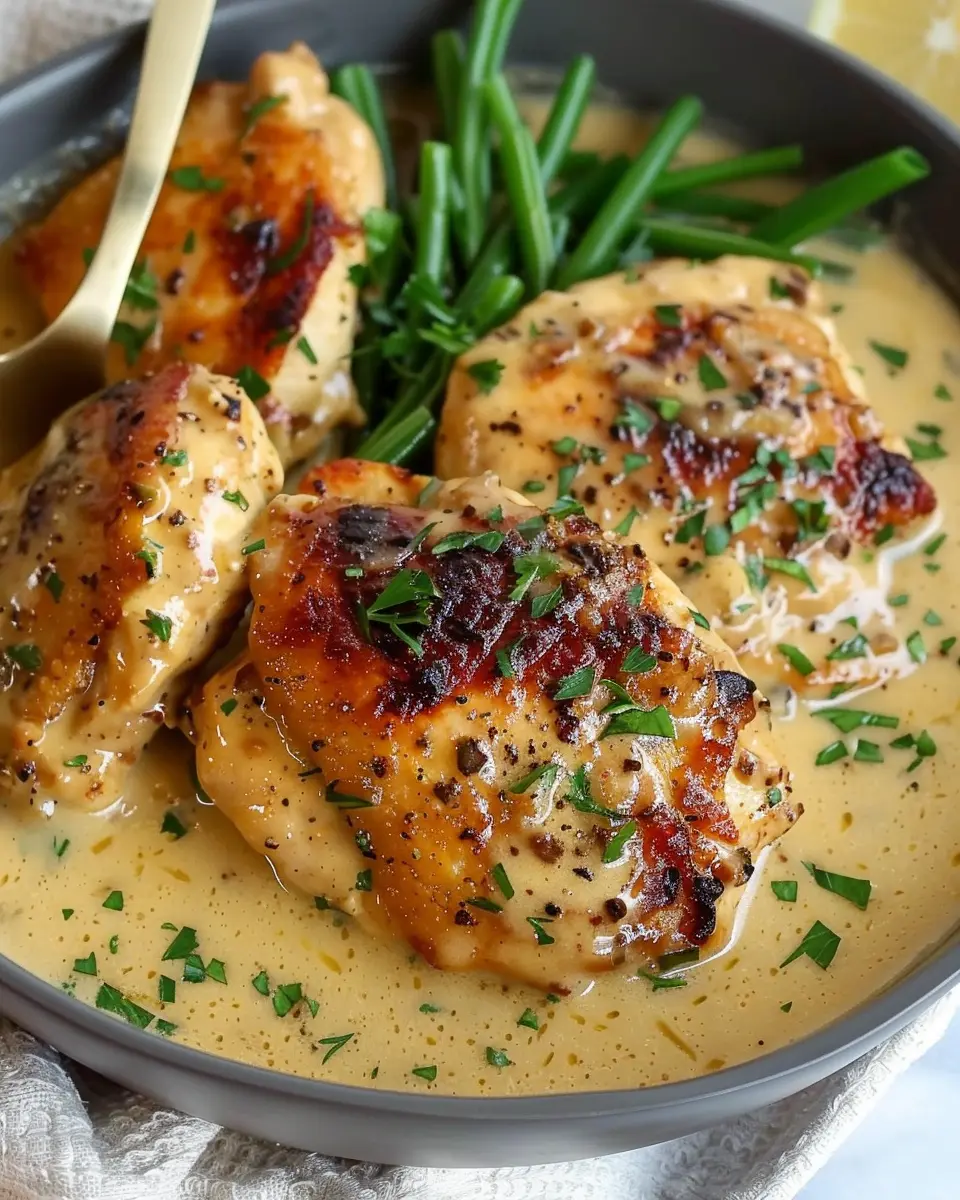 Creamy Garlic Chicken with Turkey Bacon and Spinach Delight