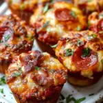 Carnivore Pizza Muffins