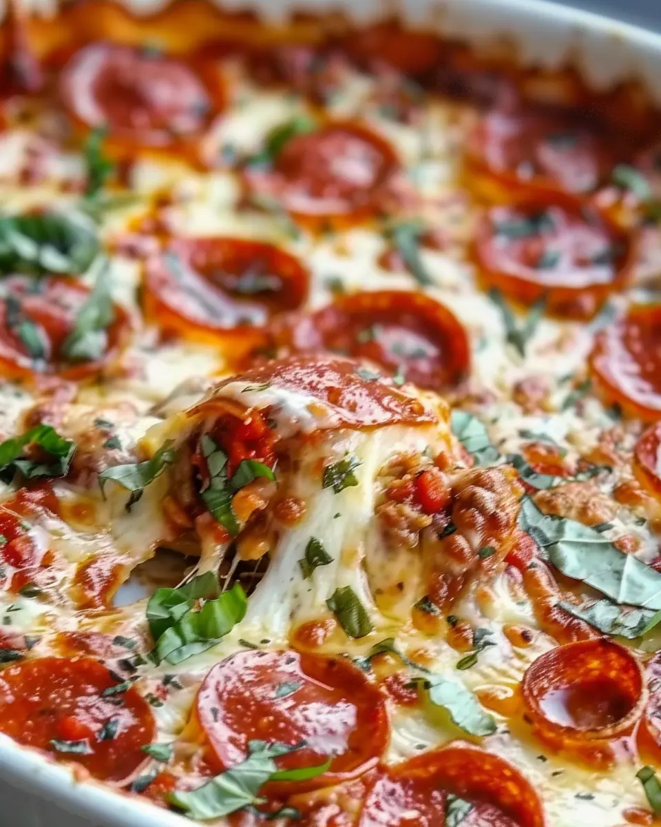 Easy Pizza Dip: Indulgent Comfort Food with Turkey Bacon and Chicken Ham