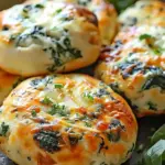 Irresistibly Easy Spinach Cottage Cheese Flagels for Any Meal