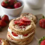 strawberry cheesecake cookies