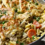 Quick Chicken Pot Pie Pasta