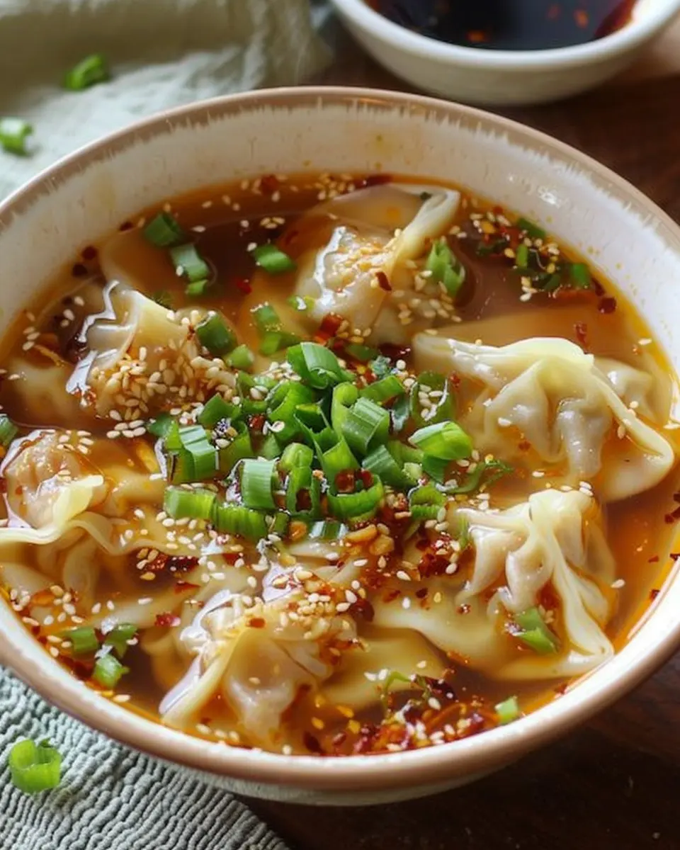 20 Minute Wonton Soup: Effortless Comfort in a Bowl