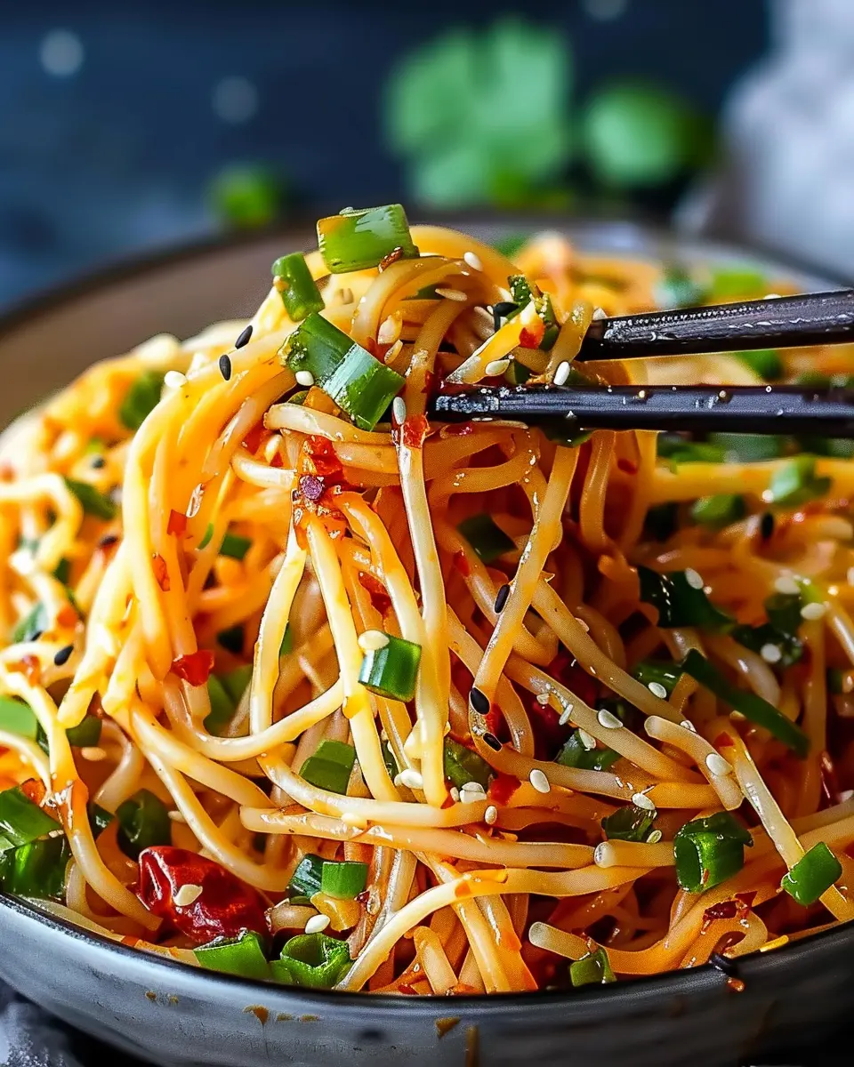 Savory Chilli Garlic Noodles: Quick &amp; Delicious in 10 Minutes