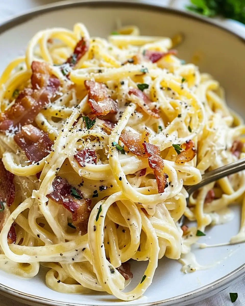Creamy Turkey Bacon Carbonara: An Indulgent Dinner Delight