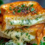 Garlic Bread Grilled Cheese