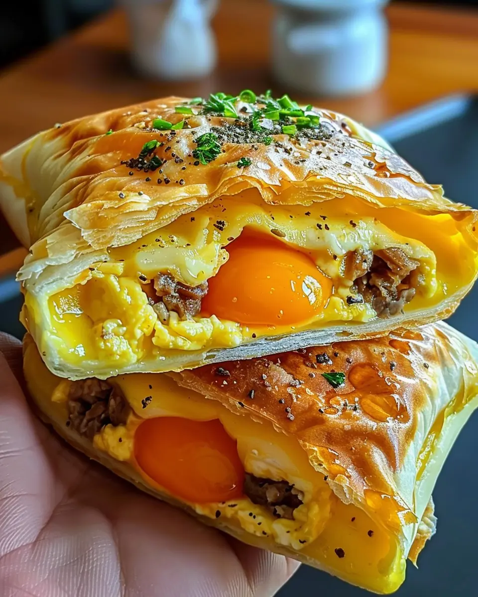 Irresistible Homemade Breakfast Hot Pockets with Turkey Bacon Delights