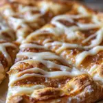 Cinnamon-Sugar Pizza made with Crescent Rolls