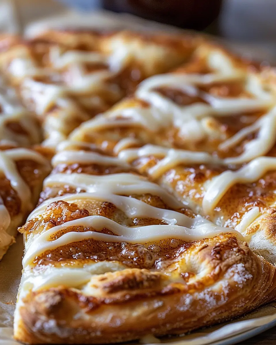 Cinnamon-Sugar Pizza Recipe Delight with Crescent Rolls