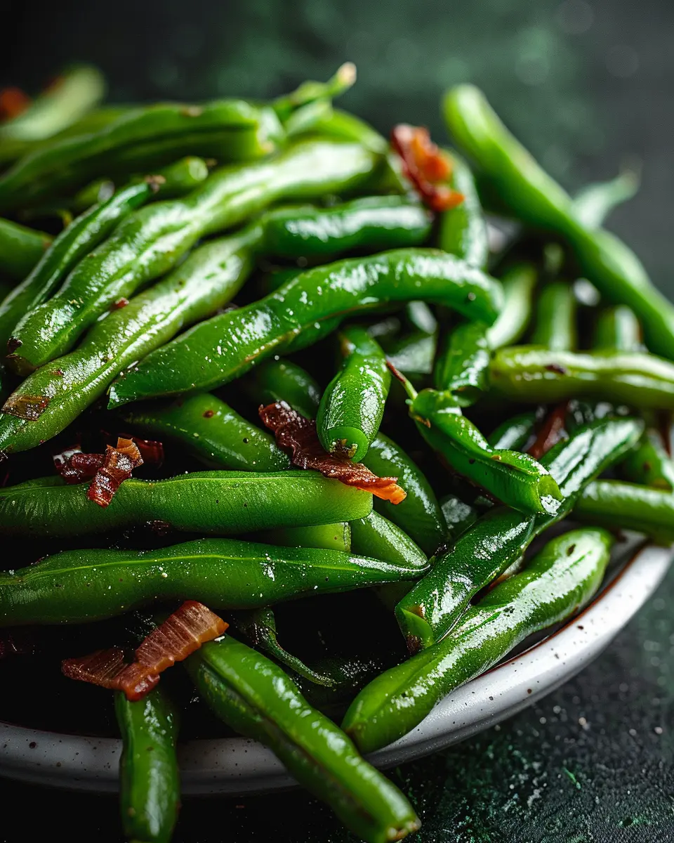Crack Green Beans with Turkey Bacon: A Flavorful Twist at Home