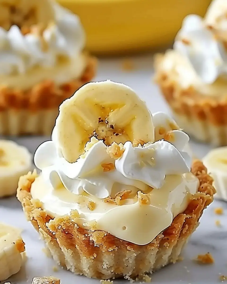 No-Bake Mini Banana Cream Pies: Easy &amp; Delicious Family Treat